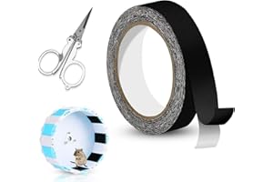 WEEWOODAY 16.4 ft Sandy Trimmer Strip with Foldable Scissor Sandy Track for Small Pet Exercise Wheel, Hamster Running Wheel, Flying Saucer Exercise Wheel for Prairie Dog Squirrel Chinchilla Guinea Pig