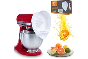 PQPO Avec accessoires KitchenAid pour presse-agrumes compatible avec mixeur KitchenAid (blanc)