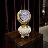 Royal Vintage Masa Saati &ndash; Gold Detaylı Klasik Dekoratif Saat