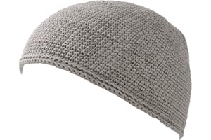 CHARM Kufi Bonnet en Coton pour Homme Motif tête de Mort Fait Main 2 Tailles