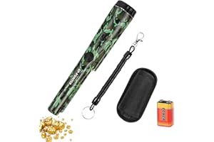 CORPOWER Détecteur de Métaux, Détecteur de Métaux Pinpointer Balayage 360° pour Or Argent Trésor, IP66 Etanche Détecteur de Métaux Portable et Professionnel pour Les Enfants et Les Adultes