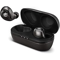 JBL C105TWS True Wireless in-Ear Headphones with 17 Hours Playtime (5 Hrs on Earbuds, 12 Hrs in Case), Quick Charging & Bluetooth 5.0 (Black)