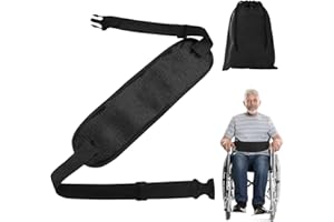 BORISCA Regolabile Cintura Addominale di Sicurezza per la Sicurezza Cintura Sedia a Rotelle per Anziani Protezione Contro le Cadute Cinturino per Sedia a Rotelle Adatto per Letto, Siediti sul Water