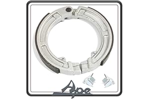 GSC RICAMBI SRL KIT COPPIA GANASCE FRENO FRENI ANTERIORE COMPATIBILI PER PIAGGIO VESPA 50 SPECIAL - PIAGGIO APE 50 TUTTI I MODELLI