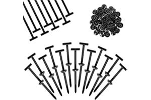 HAINUE 50 Hebilla Universal de Nailon para bridas de cables con Cierre Automático,Soporte de Nailon Autoblocante Resistente,Clips de Retención para Parachoques,para la reparación de automóviles