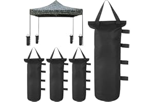 FASBET Pavillon Gewichte 4er Set Sandsäcke für Pavillion Beschwerung Gewichte für Pavillon Beschwerer Sandsäcke zum Beschweren Sandsack Gewicht Sandsack Beschwerung Erweitern Zelt Stabilität