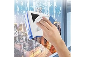 SUQ Limpiador de Vidrio de Ventana Magnética de Lado Doble, Inicio Lateral Doble Magnético Ventana Limpiador, Acristalamiento Simple oAlto y Ventanas Acristaladas para Automóviles(Blue)