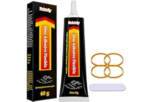 PAISTELY Schuhkleber, Langsam Trocknender Transparenter Schuhsohlen Kleber, Schuhkleber Extra Stark Wasserfest，Professioneller Schuh Kleber Zum Reparieren Von Getragenen Schuhen, Stiefeln, Leder Usw. (60ml)