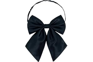AUSUAYA DE-W-B1 - Nœud papillon pour femme - Lolita et cosplay - Cravate de bureau pour uniforme scolaire ou de bureau