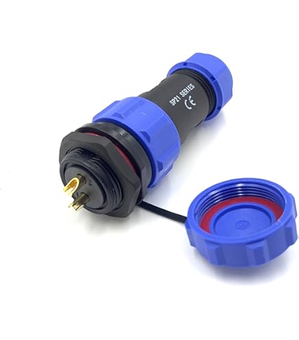 Luchtvaartstekker SP21, waterdicht IP68, 2/3/4/5/7/9/12 pinnen met bus, kabel, inline-stekker en stekker voor de luchtvaart, kunststof, draadinstallatie, 110-380V, 7-polig