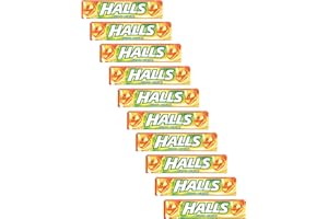 ANTICO CAFFE' NOVECENTO Halles® | Bonbons rafraîchissants sans sucre | Salles® Agrumes Citron Orange Lime | Bonbons au goût d'agrumes avec vitamine C - 10 pièces (320 Gr)