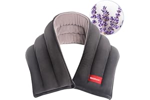 Comfheat Microwavable Heizkissen für Nacken, Schultern, Knie, heiße Therapie Kissen für Nackenschmerzen, Gelenke und Muskelschmerzen (63.5×14.5CM)