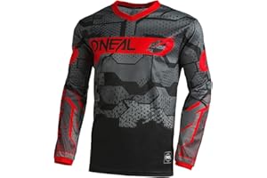 O'NEAL Element Camo V.22 Maglia Ragazzi Element Camo V.22, Nero/Rosso, L Unisex - Bambini e Ragazzi (Pacco da 1)