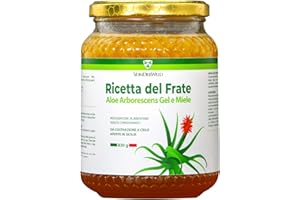 Vonderweid – Aloe Arborescens Padre Zago | Aloe Arborescens Biologica da Bere con Miele e Distillato di Grano | Integratore Naturale per Benessere Intestinale, Regolarità e Detox Fegato | 830 g