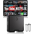 FUIUM Wireless CarPlay Adapter, 2024 Upgrade Support Netflix/YouTube/TF Card Plug & Play Dongle, Apple CarPlay & Android Auto Wireless Adapter for Cars from 2015 & iPhone iOS10+
