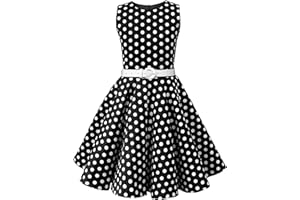 BlackButterfly Bambini Abito Vintage a Pois Anni '50 "Audrey