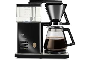 Melitta 6764396 Aroma Signature De Luxe Filter Coffee Machine, Black/Stainless Steel