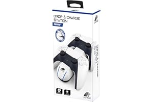 Panthek Dual Drop & Charge Station H2 + 2Pcs Mini Safe Plug + Ac Adaptor Ps5