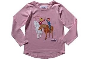 ONOMATO! Bibi und Tina Langarm-Shirt Longsleeve T-Shirt Kinder Mädchen Oberteil