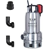 Bomba sumergible para aguas residuales de acero inoxidable T.I.P. 30116 Maxima 300 IX, caudal de hasta 18.000 l/h
