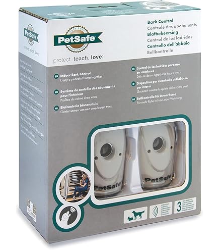 Anti Aboiements Chiens, 3 Réglable Fréquence Ultrasons Dispositifs Anti-aboiements, 50 Pieds