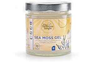 THE SEAMOSS JUNGLE Sea Moss Gel - Golden - Saint Lucia – Labor getestet - Dr. Sebi inspiriert – 395 ml - Reich an Vitaminen & Mineralien