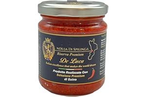 Nduja Di Spilinga Reserva Premium De Luca 100% italiana Made in Calabria De Luca La excelencia italiana que hace soñar el mundo tarro de 180 g