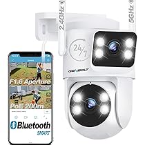 GENBOLT WLAN Überwachungskaera Aussen, 2.4/5GHz WiFi