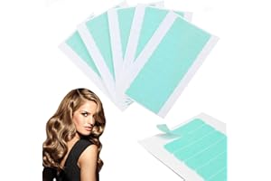 SUHAI 60 Pcs Hair Extension Tape Tabs,Hair Extension Tapes Human Hair Weft Replacement,Double Sided Adhesive Extension Tapes for Hair Extensions,Wigs and Hairpieces Replacement(4 x 0.8cm)