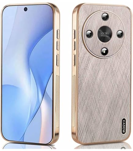 BORYA Coque Pour Honor Magic 6 Pro (Magic6 Pro), Très Mince Antichoc Souple Premium Silicone TPU Housse, Élégant Luxe Galvanoplastie Bord Étui Avec Pétillant Dégradées Carte, Rose