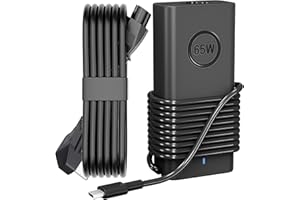 COOYA 65W USB C laptop power adapter, replacing Dell laptop charger, suitable for Dell Latitude 5540 5420 7400 5440 7440 3540 5520 7420 5430 7390 7320 5530 7430 3440 7340 5320 7410 7330 7530 XPS 13