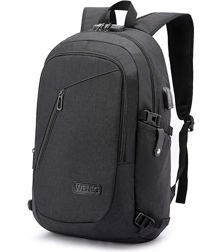 Zaino Porta PC 17 Pollici Impermeabile - Per Ufficio, Scuola E Viaggi, Nero, Multifunzione - Foto 2