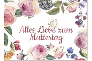 ‎EINLADUNGSKARTEN MANUFAKTUR HAMBURG Einladungskarten Manufaktur Hamburg Muttertag Karte | Postkarte zum Muttertag für Mama mit Spruch | Vintage modern | Muttertagskarte zum Geschenk oder als Gutschein mit Umschlag