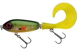 Abu Garcia Svartzonker McMio Pike & Musky Fishing Lure – Floating Jerkbait for Freshwater Predators – Ideal for Pike, Musky, Zander & Perch – Realistic 3D Design, 14cm & 18cm Colours Available