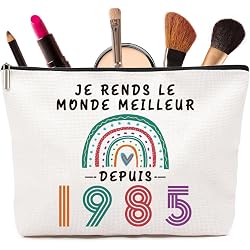 Porte-Clés 50 Ans Anniversaire - Cadeau Original Homme/Femme - Message Personnalisé - Acier Inoxydable