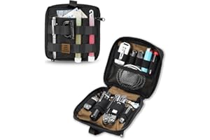 VIPERADE CHP2 Molle Sac Tactique, Pochette EDC, Sacs Tactiques Molle, Organisateur EDC, Pochette Molle Utilitaire 500D pour Outils EDC/Stockage numérique/Camping Bush Craft Survival