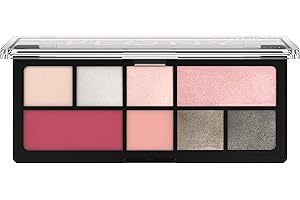 Catrice Cosmetics Paleta de sombras de ojos Soft Peony, de gran pigmentación, reluciente, color intenso, escarchado, 9g