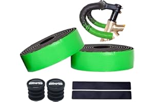 PLATTBK Cinta Manillar Bicicleta Carretera Cintas Manillar para Montaña Ciclismo Con Tapones Absorción de impactos, antideslizante