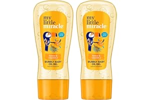My Little Miracle Bubbly Baby Oil Gel Honey & Vitamin E, Nourish & Hydrate, Prevents Dryness Ideal For Baby Massage 200ml 2-Pack