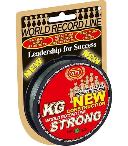 WFT Strong Geflochtene Schnur 1000m 0,39mm / 67kg Grün – Salzwasser Angelschnur WFT Strong Geflochtene Schnur 1000m 0,39mm / 67kg Grün – Salzwasser Angelschnur