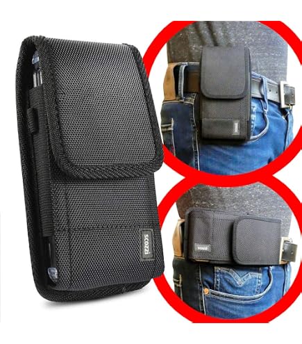 moex Agility Case per Doogee Smini – Custodia con passante per cintura, marsupio con moschettone + portapenne, custodia in nylon, protezione completa a 360 gradi, colore nero, AB-6735-SCHWARZ