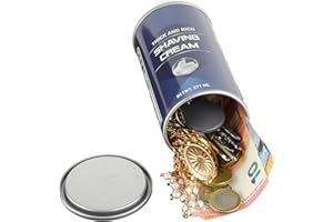 Evergreen Labs Savon à Raser Bleu avec Compartiment Secret pour Cachette d'Argent et de Clés - Parfait pour Objets de Valeur à la Maison ou en Voyage