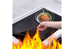 CXAFQ 51 * 63 CM/20 * 25 IN Alfombrilla Antigrasa De Inducción Para Uso Doméstico, Protector de arañazos Para Estufa De Inducción, Alfombrillas Multifuncionales,Tapete De Inducción