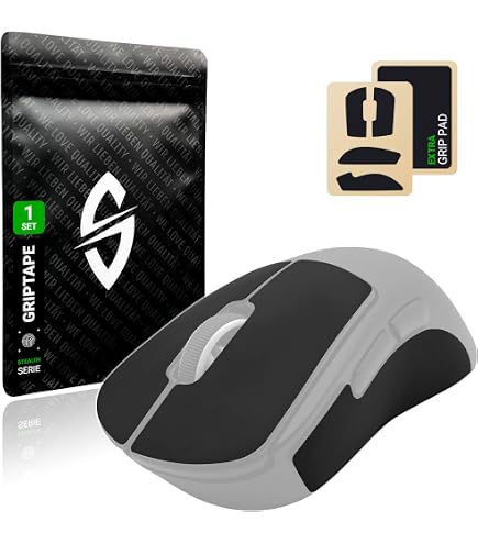 SensoryBoost Grip Tape Für Steelseries Aerox 3 – Rutschfest, 0,5 Mm, Anti-Schweiß, Inkl. DIY-Pad