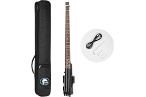 Batking travel electric bass headless 4 strings bass with gigbag