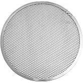 FM PROFESSIONAL Perforated Round Aluminium or Retina Round Baking Tray for Baking Pizza, Cooling Pastry and Defrosting Food,