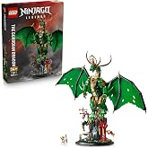 LEGO NINJAGO Guardian Dragon 71847 &ndash; شخصية Master Wu المصغرة للأطفال بعمر 14 عامًا فما فوق وقابلة للتحصيل مع شخصية تنين مفصلة