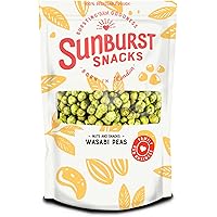 Yupik Wasabi Green Peas - 2.2lb Bag Of Spicy Crunchy Snacks | Healthy Wasabi Flavored Roasted Peas For Snacking