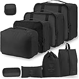 Förpackningskuber för resväska – 9 st resepackkuber, set med lätta organiseringsväskor för bagage, packningsorganisatör för r