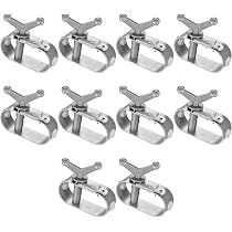 6 Tendeurs Pour Câble Acier Galvanisé 95mm - Pour Clôture, Grillage, Fil à Linge